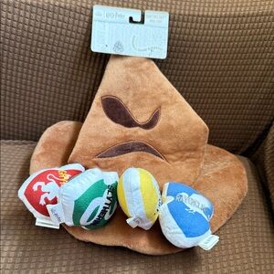 Harry Potter House Sorting Hat Burrow Pet Toy